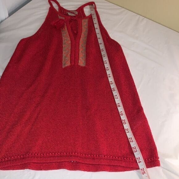 Lucky Brand Crochet Style Tank Top Sz Small - Picture 11 of 12
